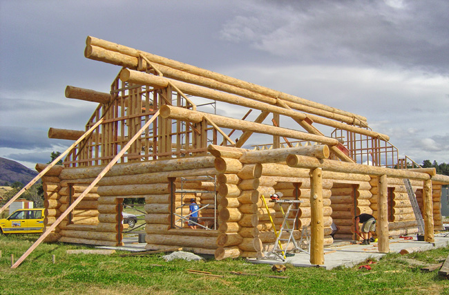 cost of building a log cabin home